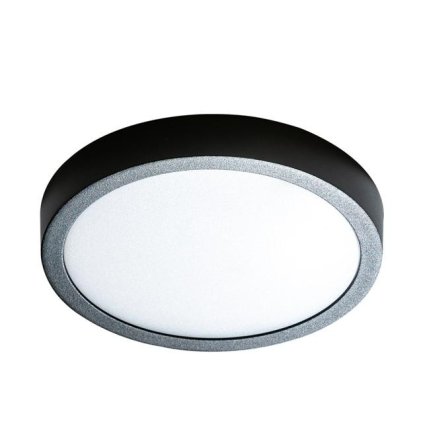 115626 led stropni prisazene svitidlo azzardo malta r 23 3000k black az4239 18w 1600lm 3000k ip20 22 5cm kulate cerne