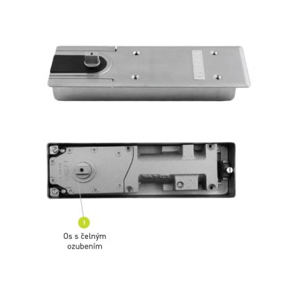 GEZE - TS 500 EN 3 podlahový samozavírač