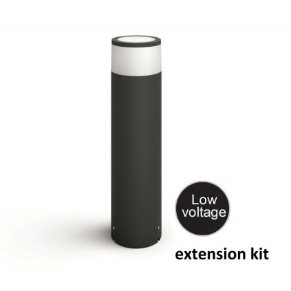 190722 hue calla venkovni sloupek led rgb 24v 640lm 2200 6500k ip44 cerna