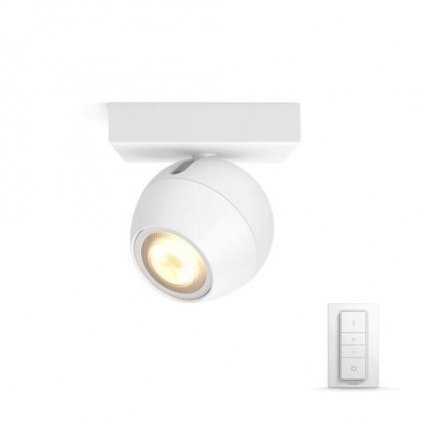 Hue Buckram Bluetooth SVÍTIDLO BODOVÉ LED GU10 5W 350lm 2200-6500K, bílá SKL000389359