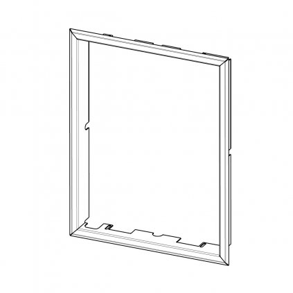 RÁMEK D3F RAM 06 krycí (Korpus 12 černá)