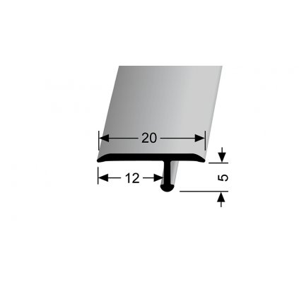 Přechodový profil T 20 mm | Küberit 291 a 291 H