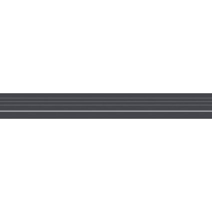 Schodový tvarovka s podstupnicí RAKO Taurus Color černá 60 x 7 cm ABS matná TCPVN019