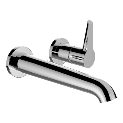 225891 laufen pure umyvadlova podomitkova baterie pro 2 bodovy simibox vytok 180 mm chrom hf901722100000