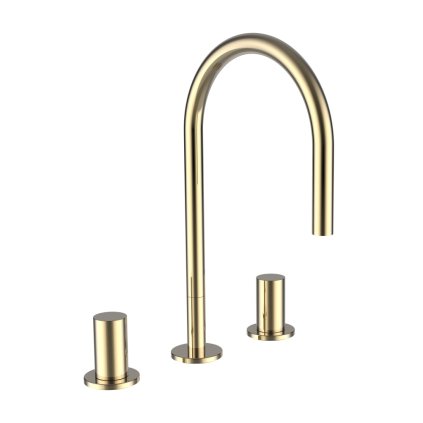 225921 laufen kartell umyvadlova stojankova triotvorova baterie otocny vytok 165 mm bez automaticke vypusti pvd zlata leskla h3123330012201