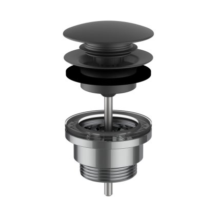 Laufen, Umyvadlová výpusť, click-clack, H3709890811041226185 umyvadlova vypust click clack pvd titan cerny mat