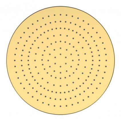 Laufen hlavová sprcha kruhová, Ø 300 mm, PVD zlatá lesklá H3679810012321