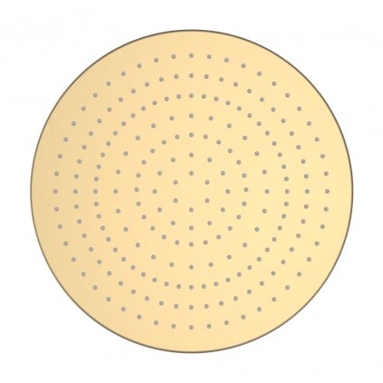 Laufen hlavová sprcha kruhová, Ø 300 mm, PVD světle zlatá matná H3679810832321