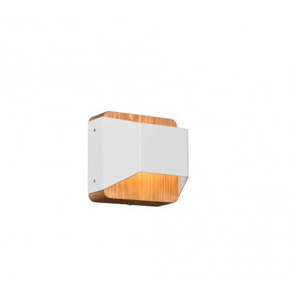 224810131 LED nástěnné svítidlo Arino 1x4,3W 400lm 3000K - 3 fázové stmívání, dřevo, bílá