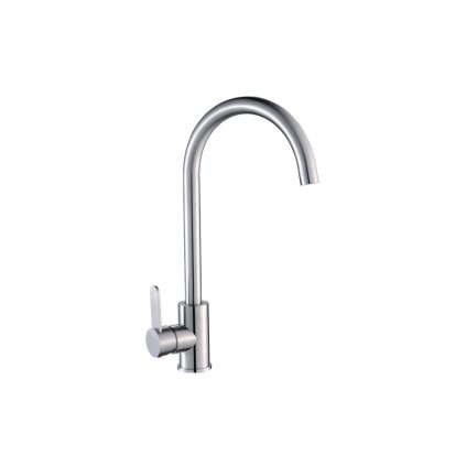 Laveo MINERVA 35NE baterie dřezová, keram.kartuše 35 mm, nerez