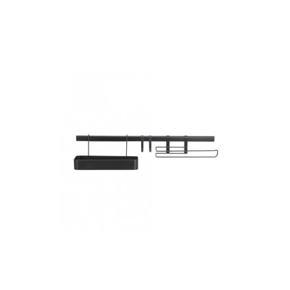 267086 3 kuchynska sada reling 605mm cerna mat