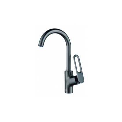 Laveo TIERRA 35GR baterie dřezová, keramická kartuše 35 mm, grafit