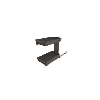 SIGE PRO Line 004PRO 400/500 koš dolní 2-patrový plnovýsuv soft grafit