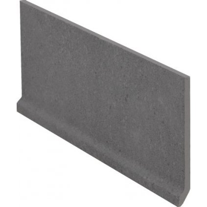 RAKO Betonico DSPJT792 sokl s požlábkem černá 30x11 cm