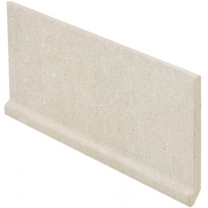 RAKO Betonico DSPJT793 sokl s požlábkem světle béžová 30x11 cm