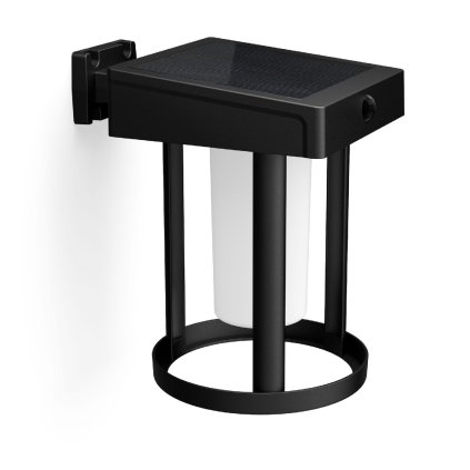 268670 camil ultraefficient solarni venkovni nastenne led svitidlo 1 4w 250lm 3000k ip44 cerne skl000455187