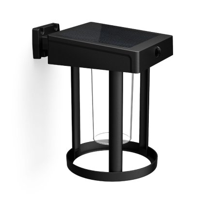 268676 camil ultraefficient solarni venkovni nastenne led svitidlo 1 4w 250lm 3000k ip44 cerne skl000455189
