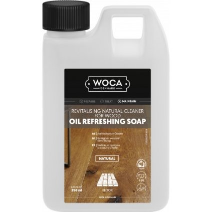 WOCA Oil Refreshing Soap oživení podlahy přírodní 0,25 l