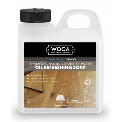 WOCA Oil Refreshing Soap oživení podlahy bílý 1 l