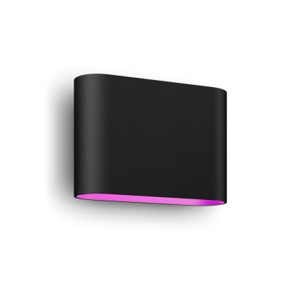 268998 hue dymera venkovni nastenne led svitidlo 10 2w 1020lm 2000 6500k rgb ip44 cerne