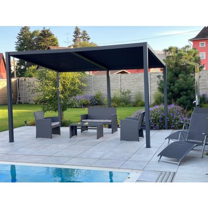 Hliníková pergola LANITPLAST BIOCLIMATIC 43 LG2081