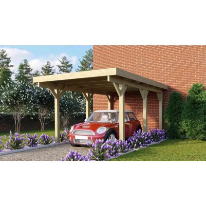 273658 carport karibu classic 1a 61580 ocelove stresni plechy lg3351