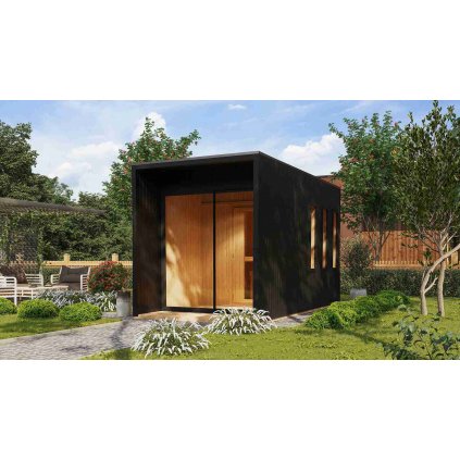 Finská sauna KARIBU MIRAMAR (92843) černá LG3779