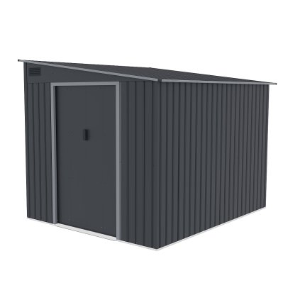 275659 plechovy domek lanitplast wandhaus 78 antracit lg4025