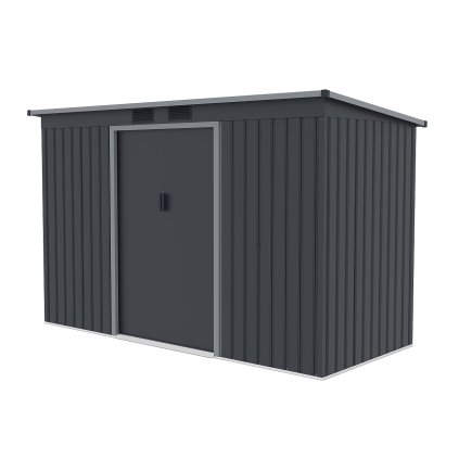 275662 plechovy domek lanitplast halle 94 antracit lg4024