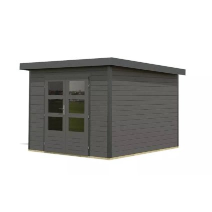 275719 hybridni domek karibu pluto b 97896 terragrau antracit lg4046