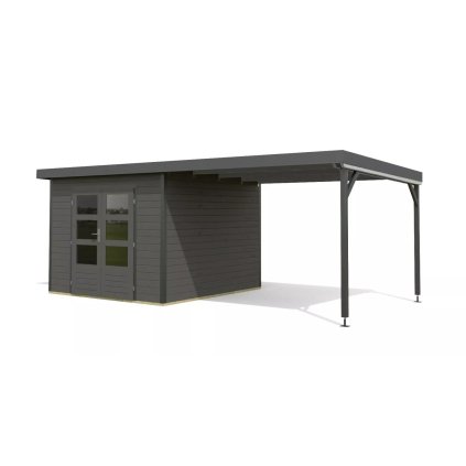 275734 hybridni domek karibu pluto b 97911 terragrau antracit lg4049