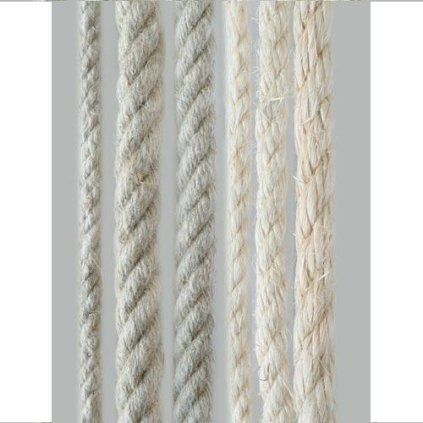 Lano přírodní 24mm stáčené s PP 30m