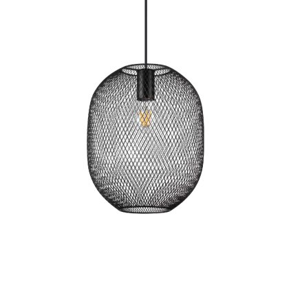 285701 net sp1 zavesne svitidlo 1x e27 42w bez zdroje 24 5cm ip20 cerne