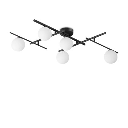 285962 atlas pl5 stropni svitidlo 5x g9 led 3w 370lm 3000k 62cm ip20 cerne