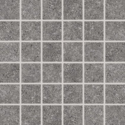 RAKO Rock mozaika 30x30 cm tmavě šedá