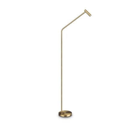 EASY PL stojací lampa LED 3,5W 250lm 3000K 126cm IP20, mosazné