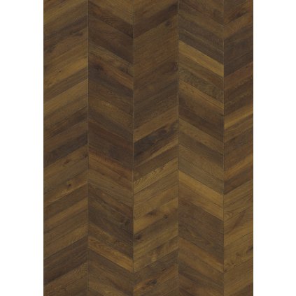 Dub Chevron Dark Brown 1842 x 305 mm Kährs dřevěná podlaha