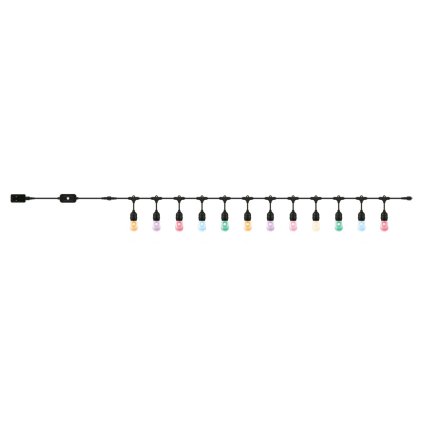 316535 wiz svetelny led retez 12w 120lm 2200 6500k rgb ip65 14 4m cerny