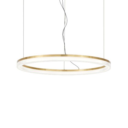 CROWN závěsné svítidlo LED 42W 3400lm 3000K 80cm IP20, zlaté