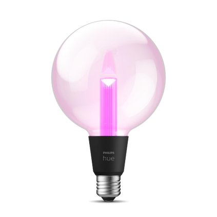 HUE Lightguide LED žárovka E27 G125 6,8W 500lm 2000-6500K RGB CRI80 IP20, stmívatelná