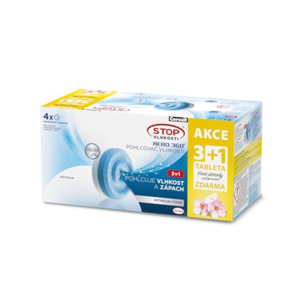 355577 napln do pohlcovace vlhkosti csv aero 360 4x450g tableta lucni kviti
