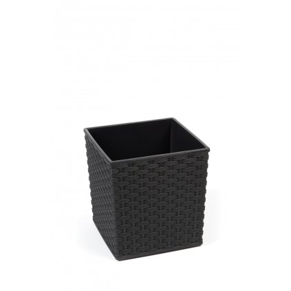 371651 lamela kvetinac juka ratan 250 x 250 mm cerny