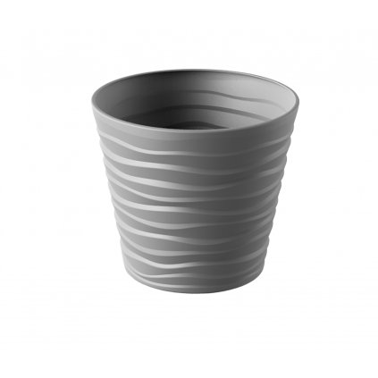 372647 gardino kvetinac bora prumer 40 cm sedy