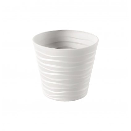 372650 gardino kvetinac bora prumer 40 cm bily