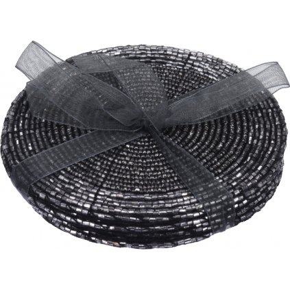 KOOPMAN, Podložky pod sklenice sada 4 ks, šedé