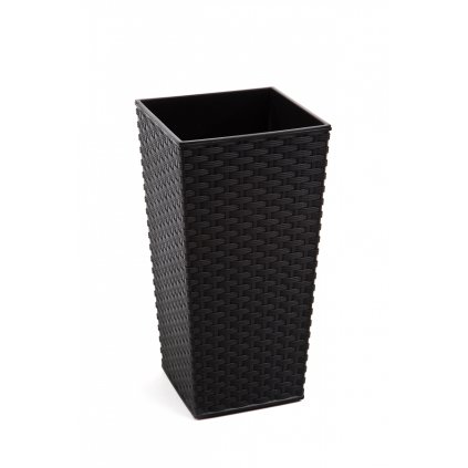 373673 lamela kvetinac finezia ratan 300 x 300 mm cerna