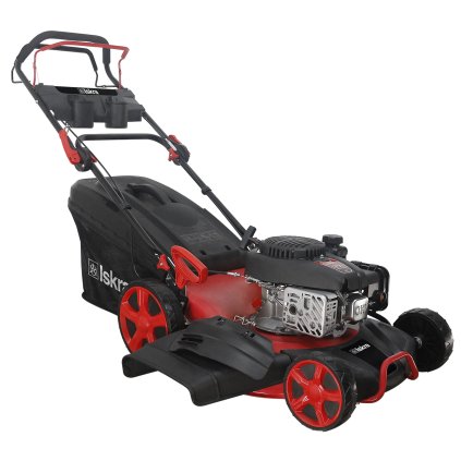 374246 iskra benzinova sekacka s pojezdem hg48smh s 48cm 60l mulcovani bocni vyhoz