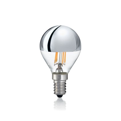CLASSIC SFERA LED žárovka E14 P45 4W 370lm 3000K chromová, nestmívatelná