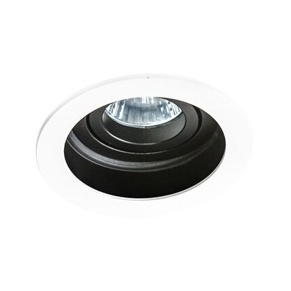 375131 ibiza podhledove svitidlo 1x gu10 50w bez zdroje 10 5cm kulate ip20 bilo cerne