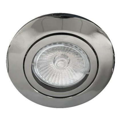 DOWNLIGHT podhledové svítidlo 1x GU10 50W bez zdroje 8,3cm kulaté IP20, chromové
